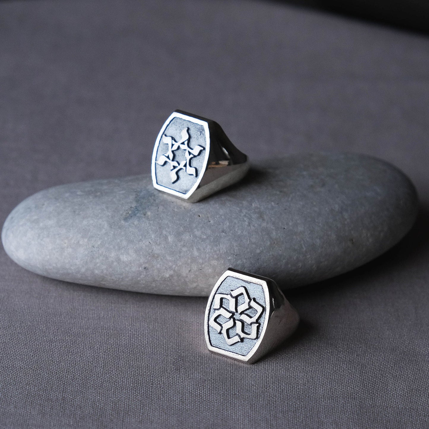 Hebrew Star of David signet ring