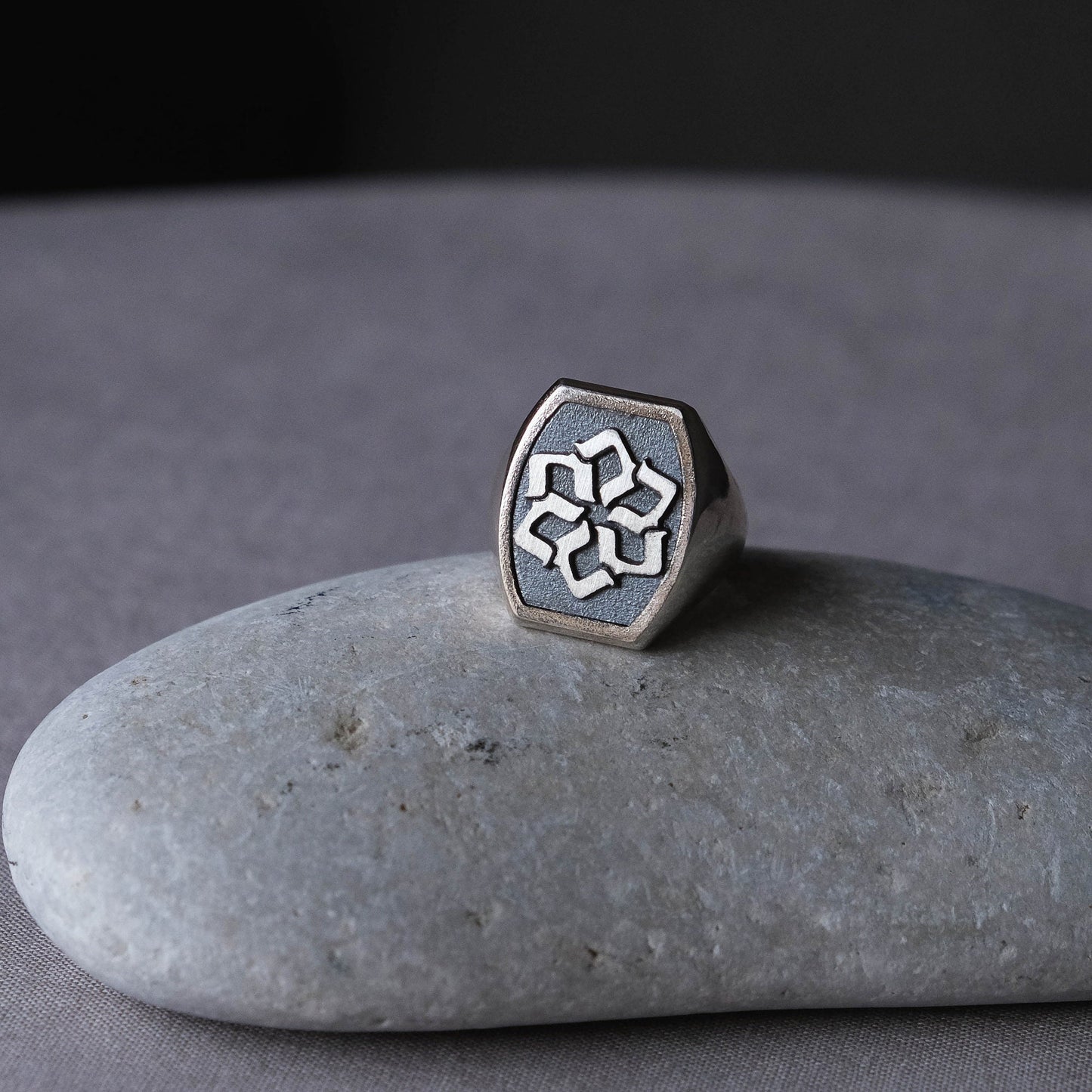 Hebrew Star of David signet ring
