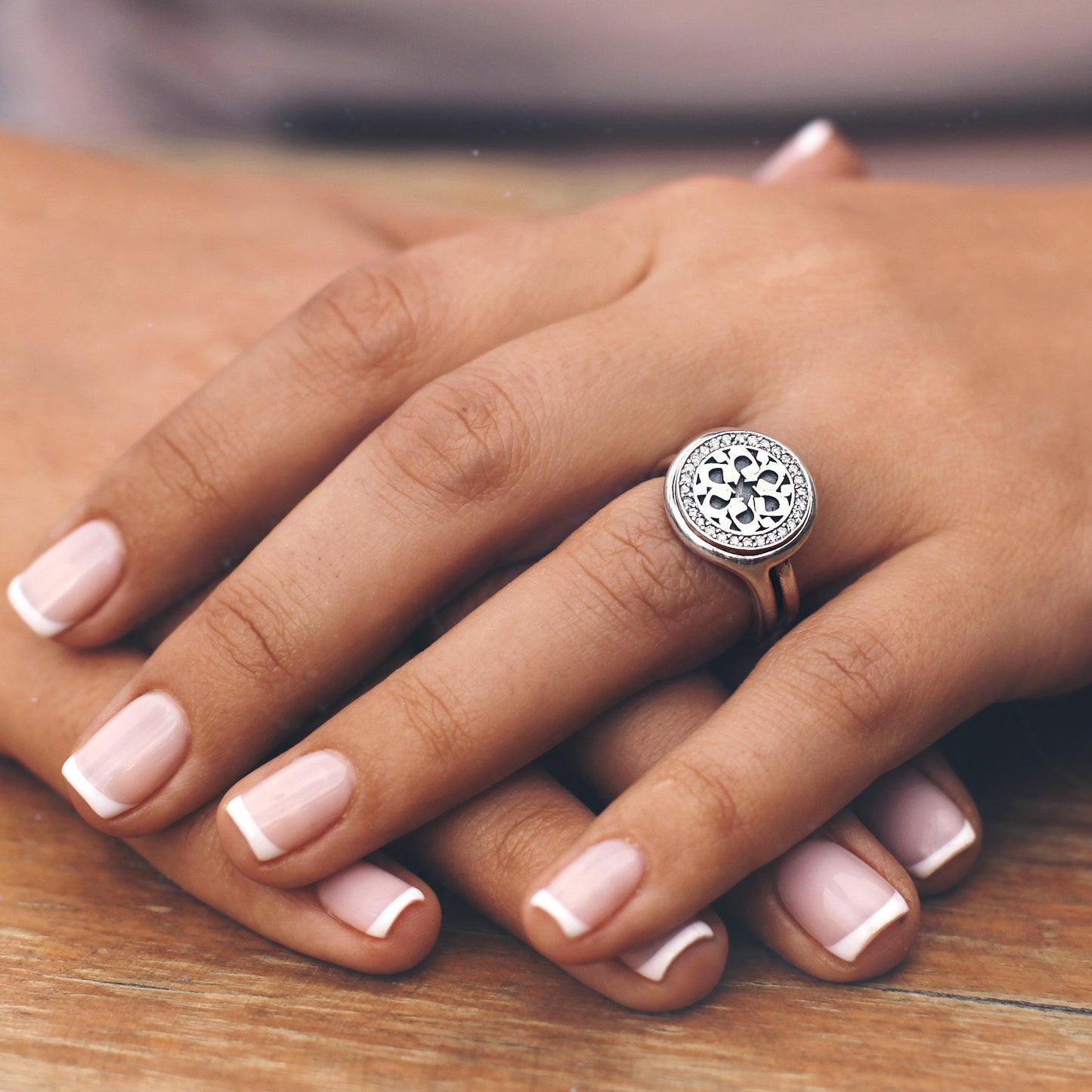 Star of David Signet Ring with Diamonds