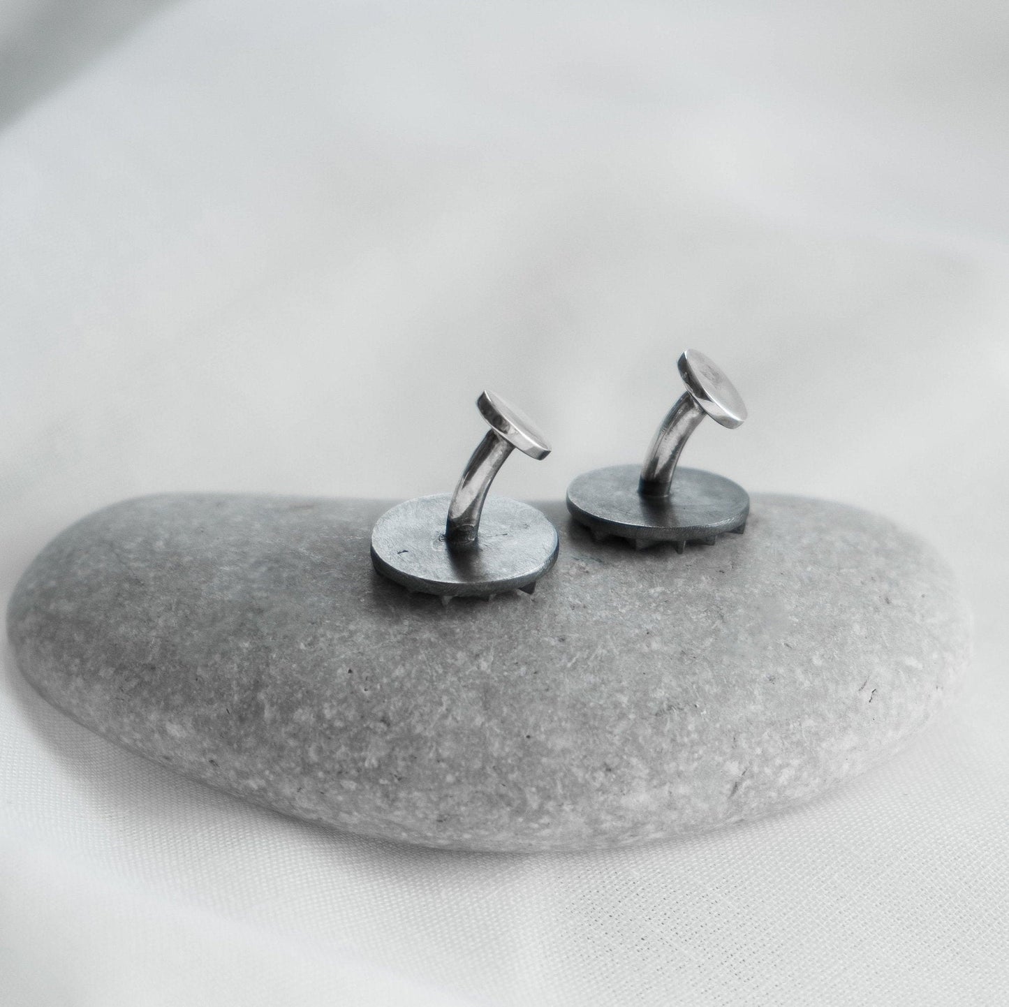 Geometric Star of David cufflinks