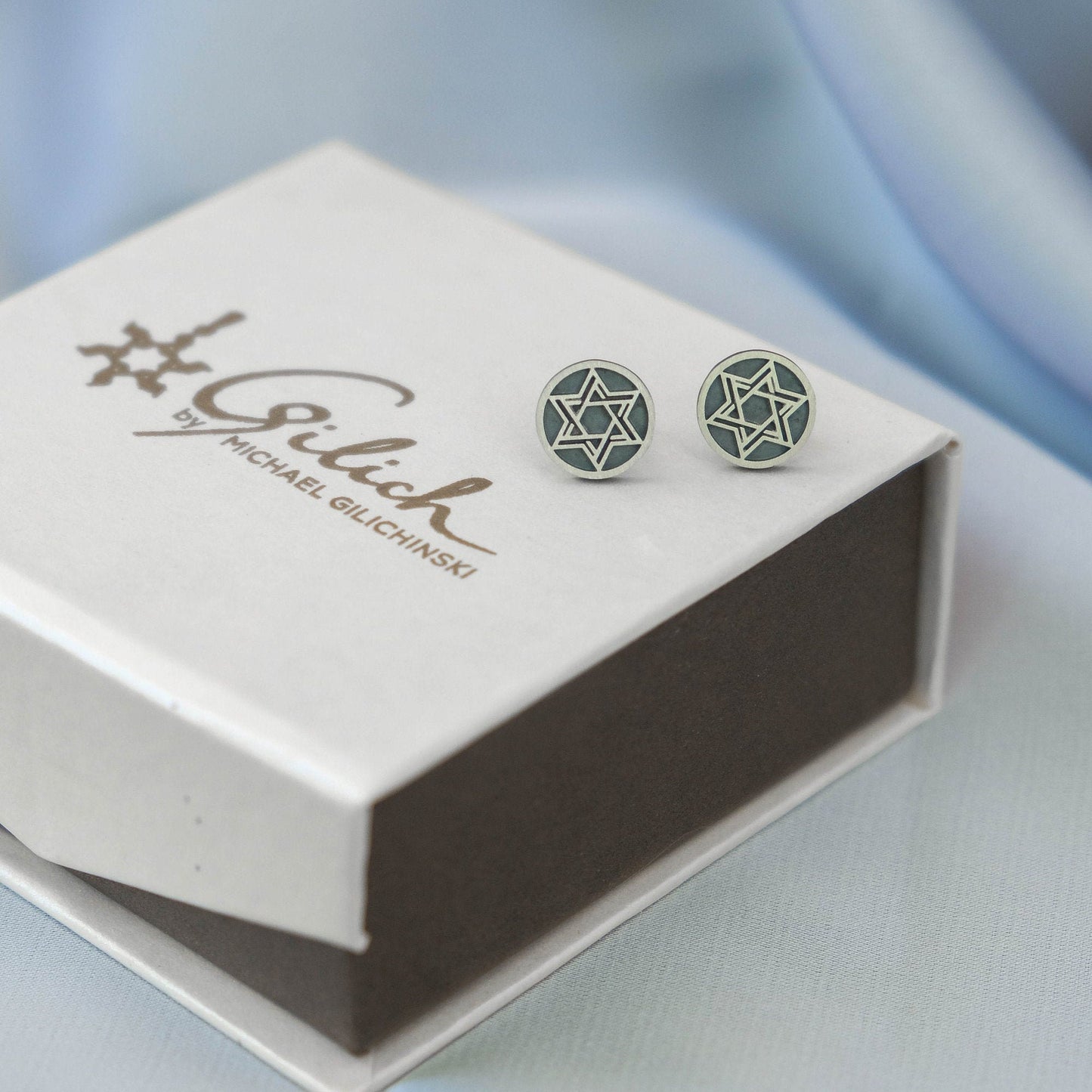 Star of David Stud Earrings