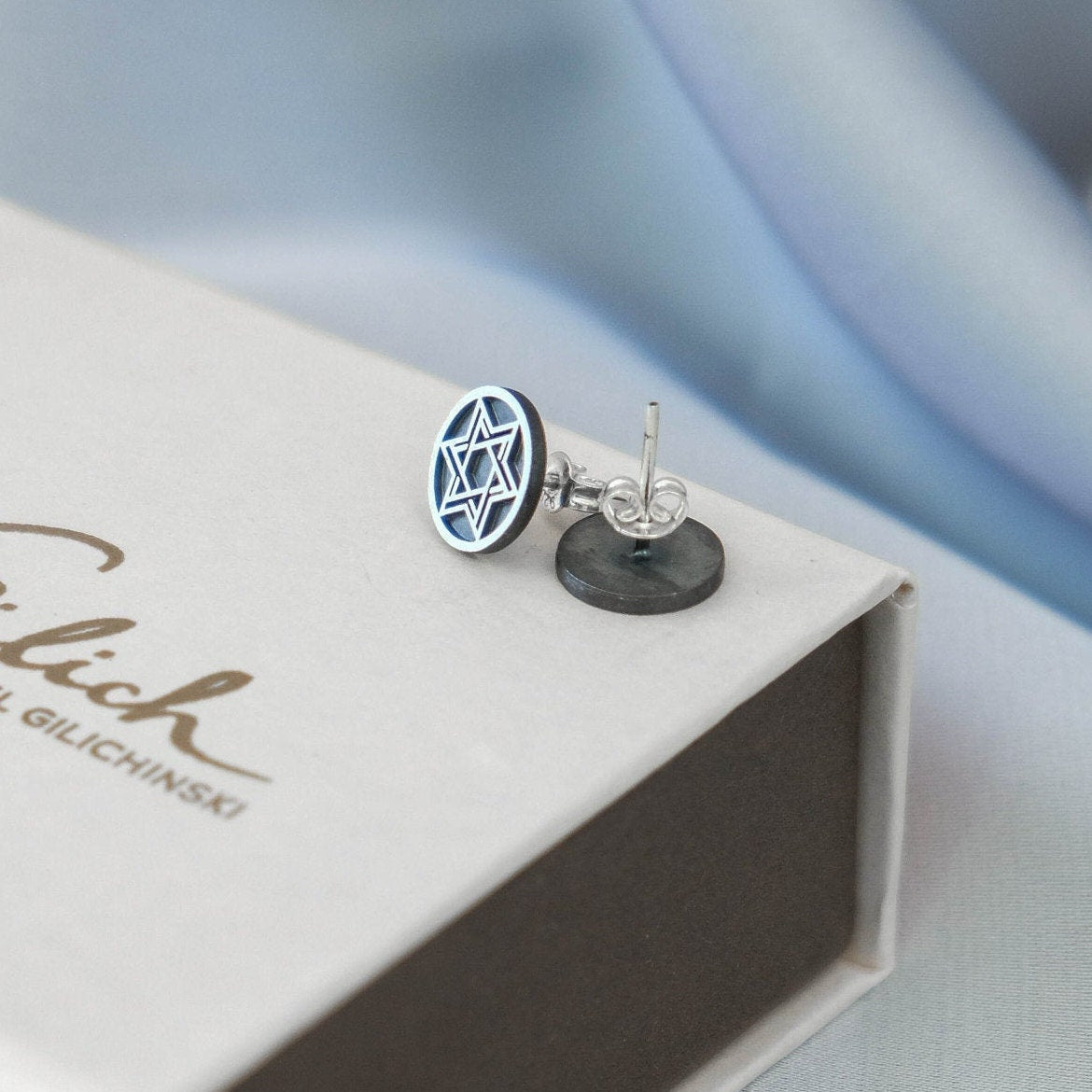 Star of David Stud Earrings