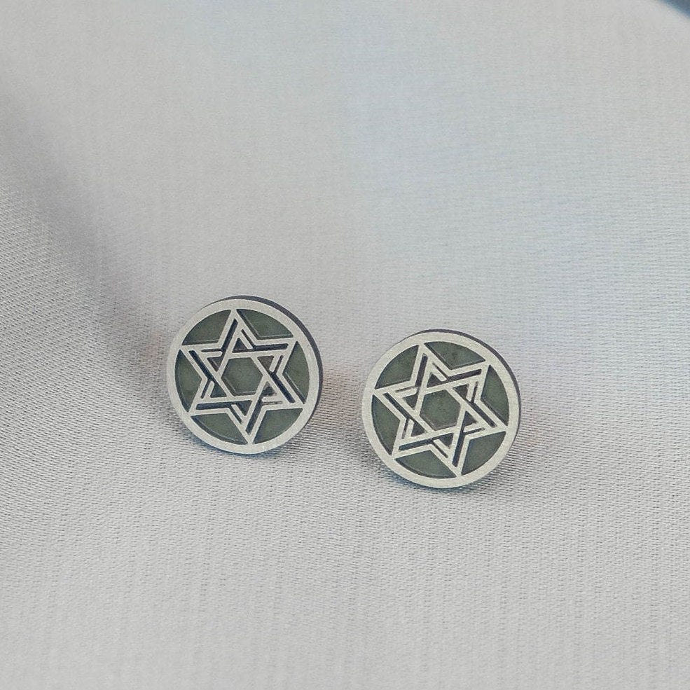 Star of David Stud Earrings