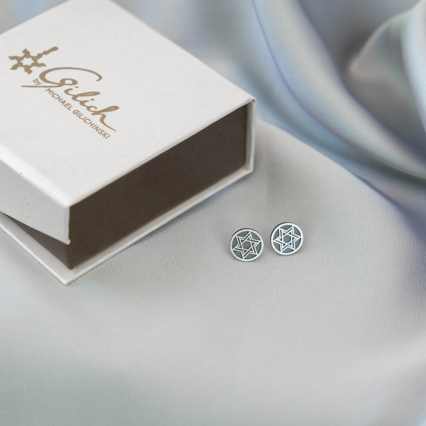 Star of David Stud Earrings