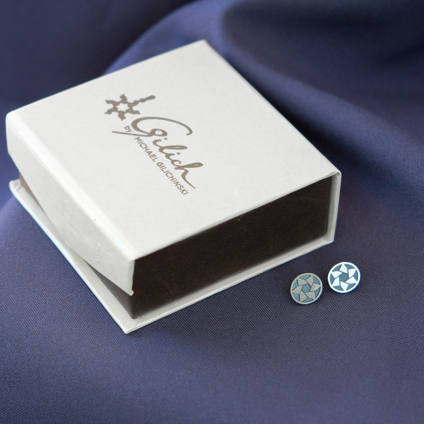 Tiny Star of David Stud Earrings