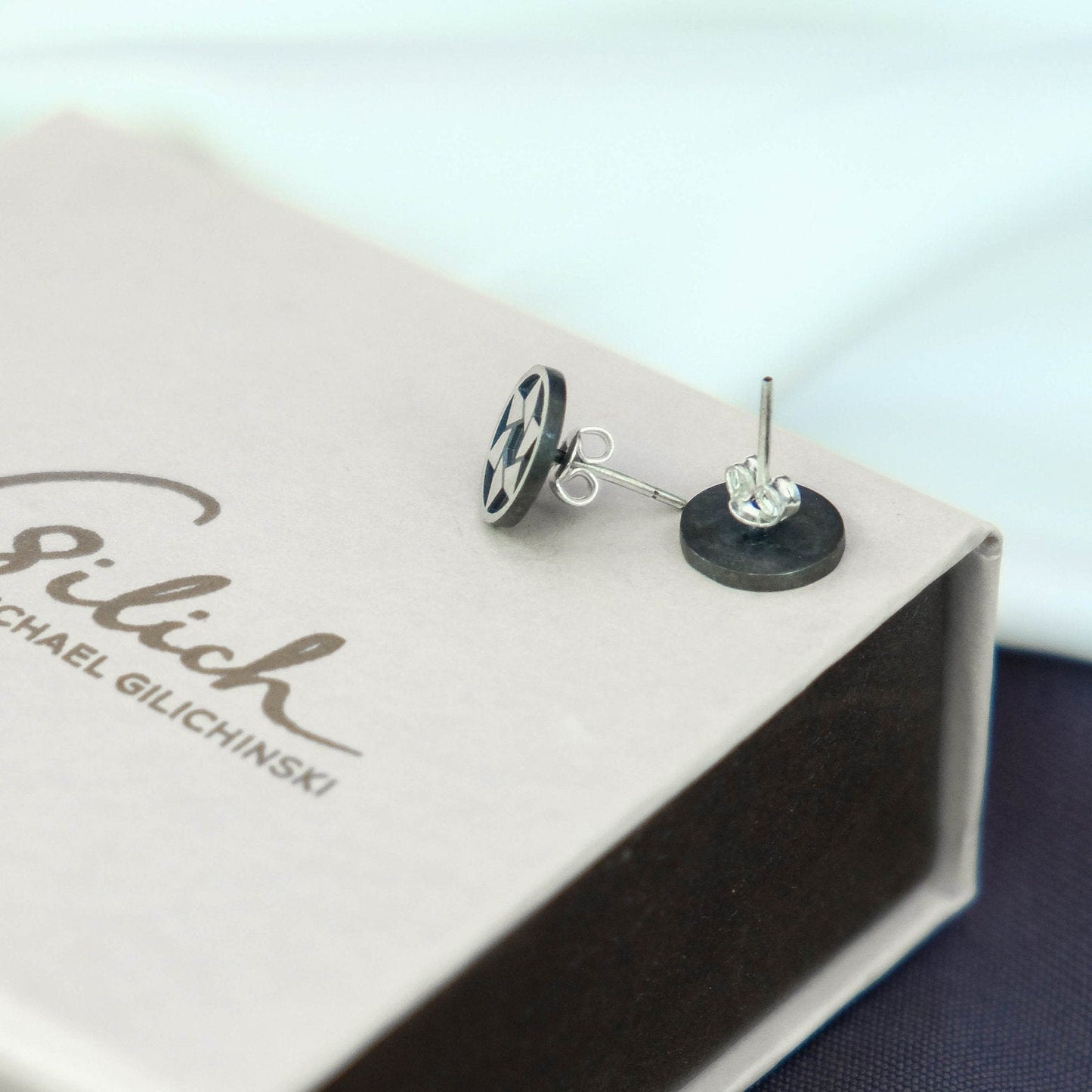 Tiny Star of David Stud Earrings