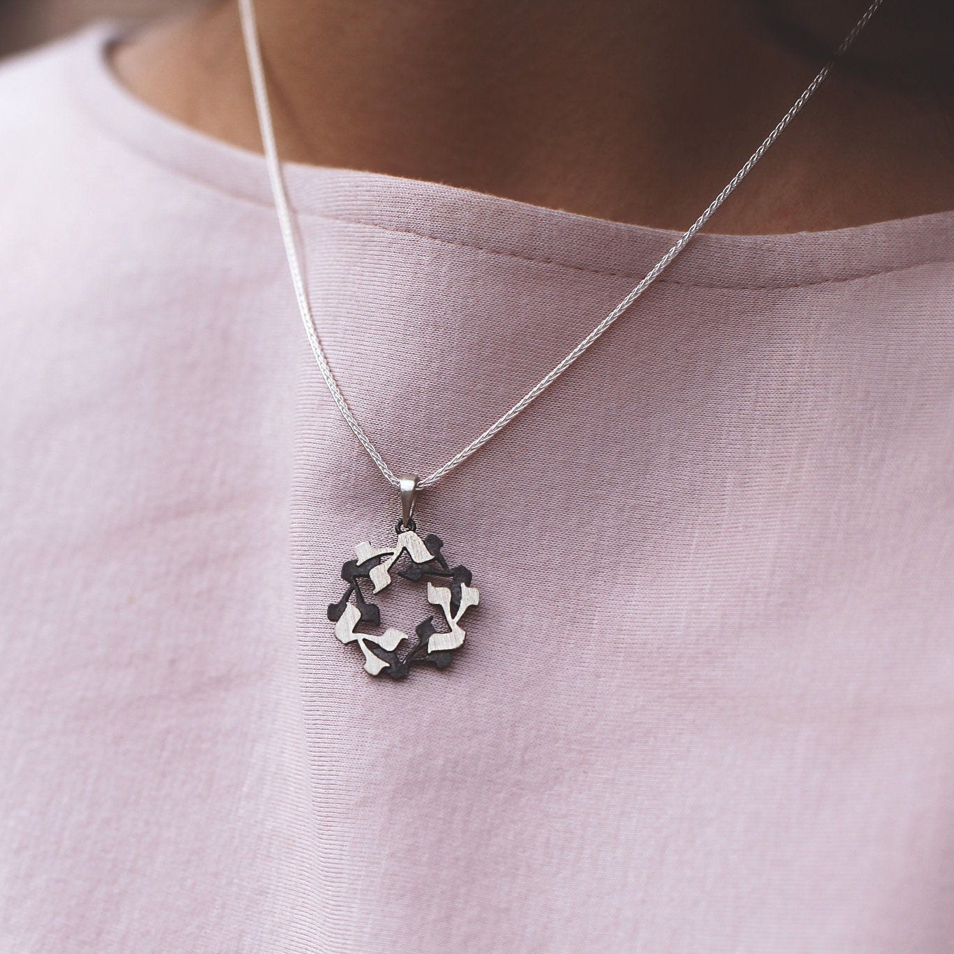 Hebrew Alphabet Pendant