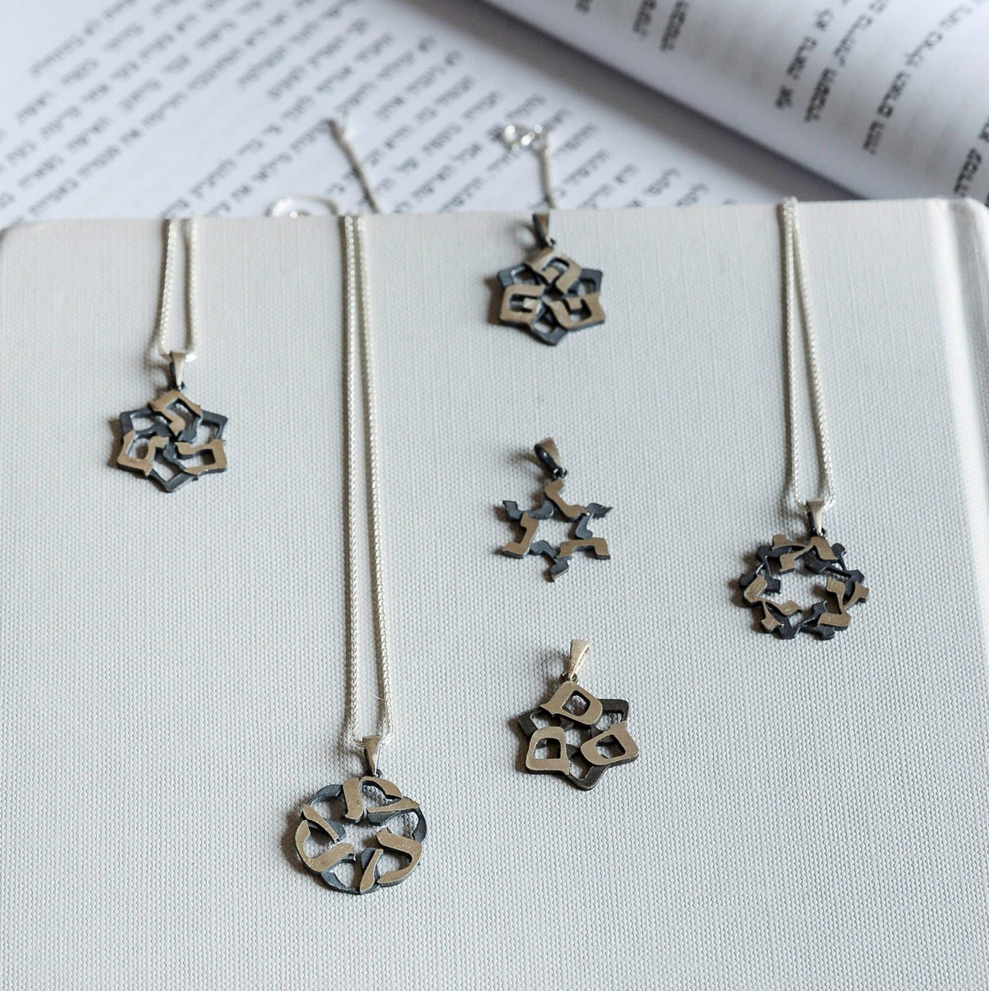 Hebrew Alphabet Pendant