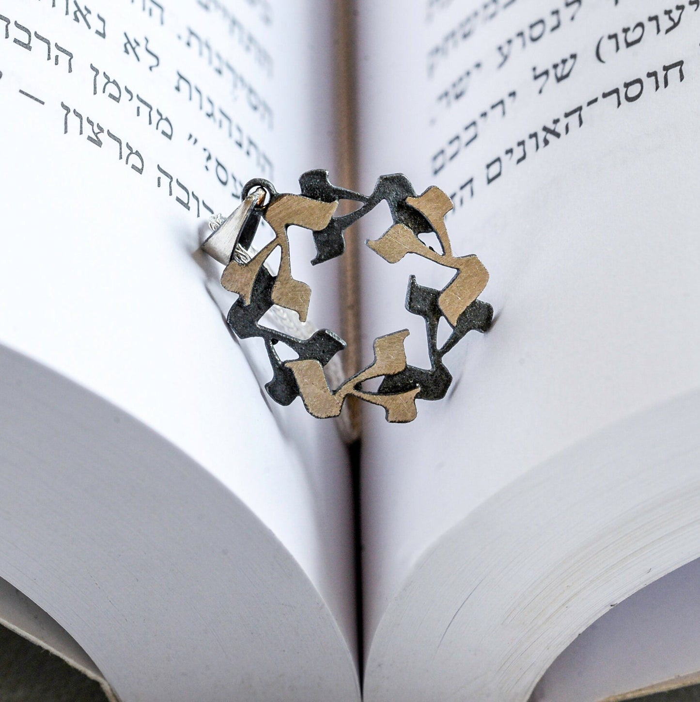 Hebrew Alphabet Pendant