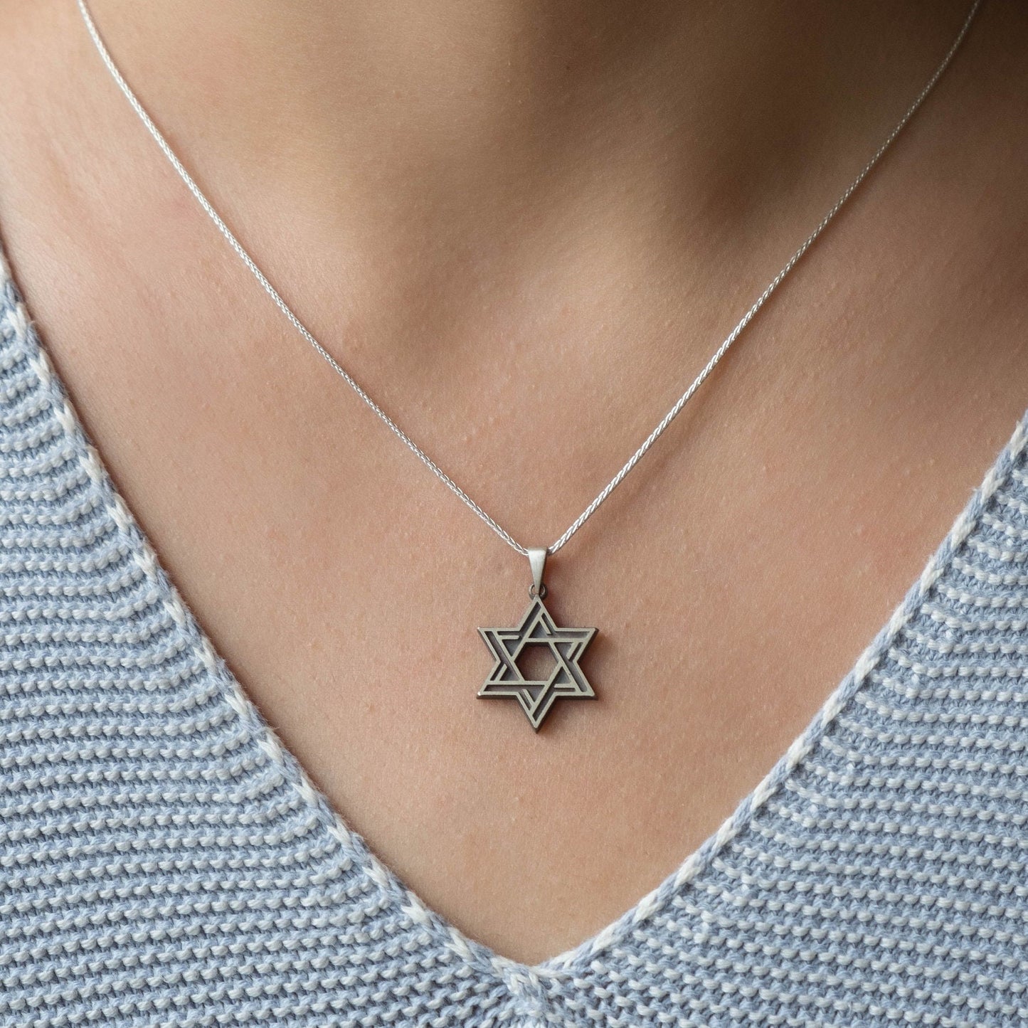 Classic Magen David – Sterling Silver Star of David