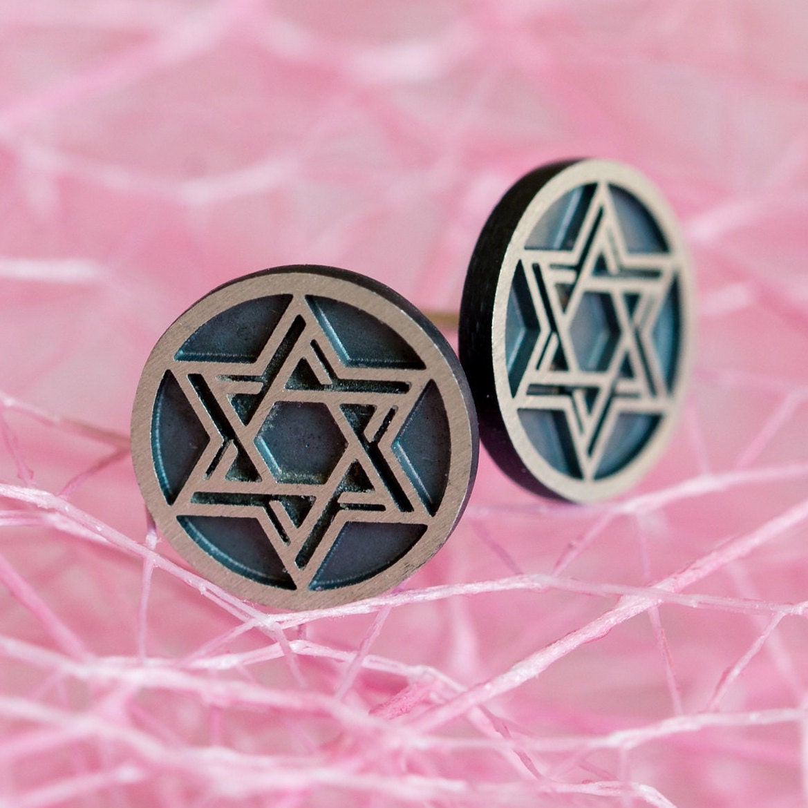 Star of David Stud Earrings