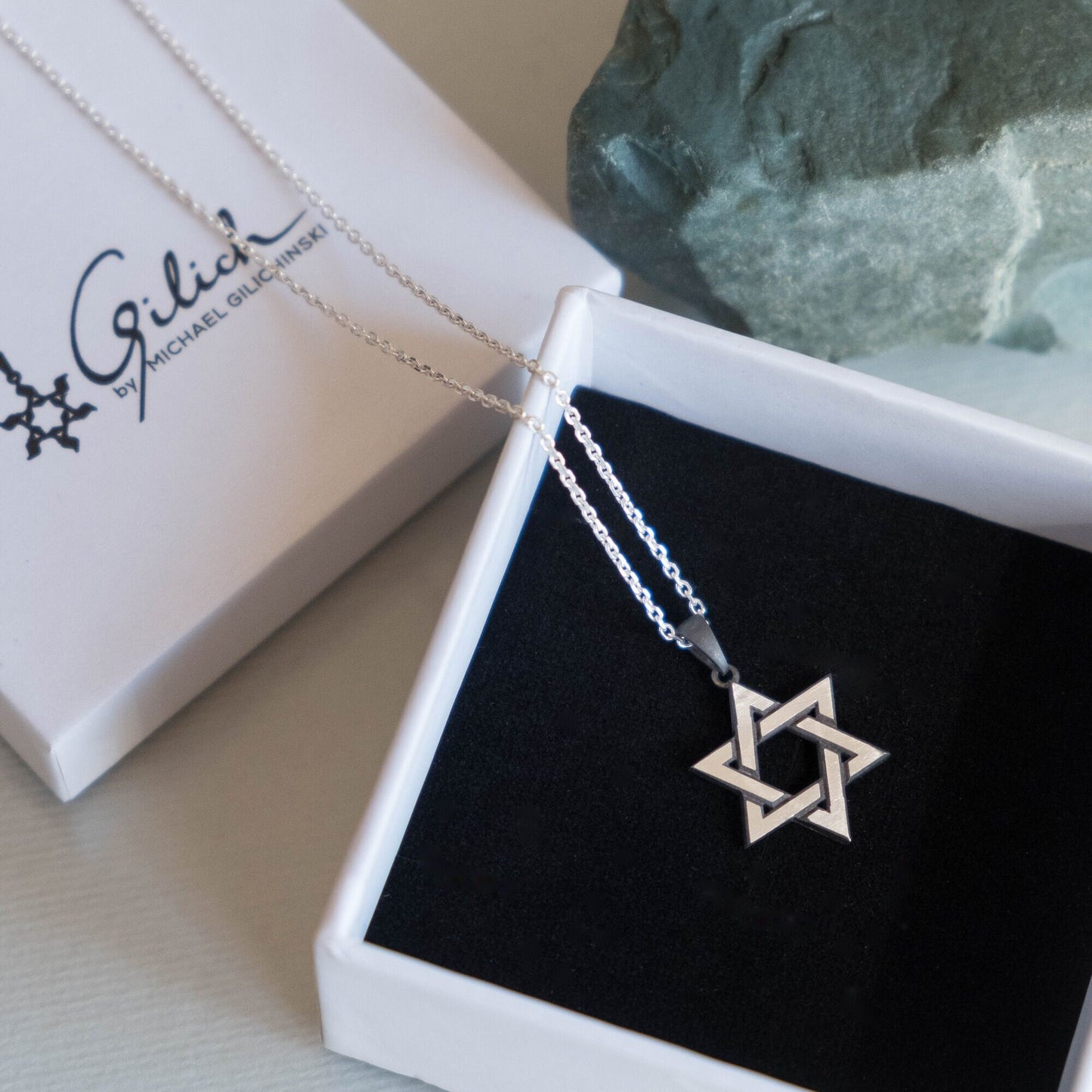 Star of david, Support israel, silver magen david, jewish gift, stand with israel, judaica necklace silver, classic magen david, gilich