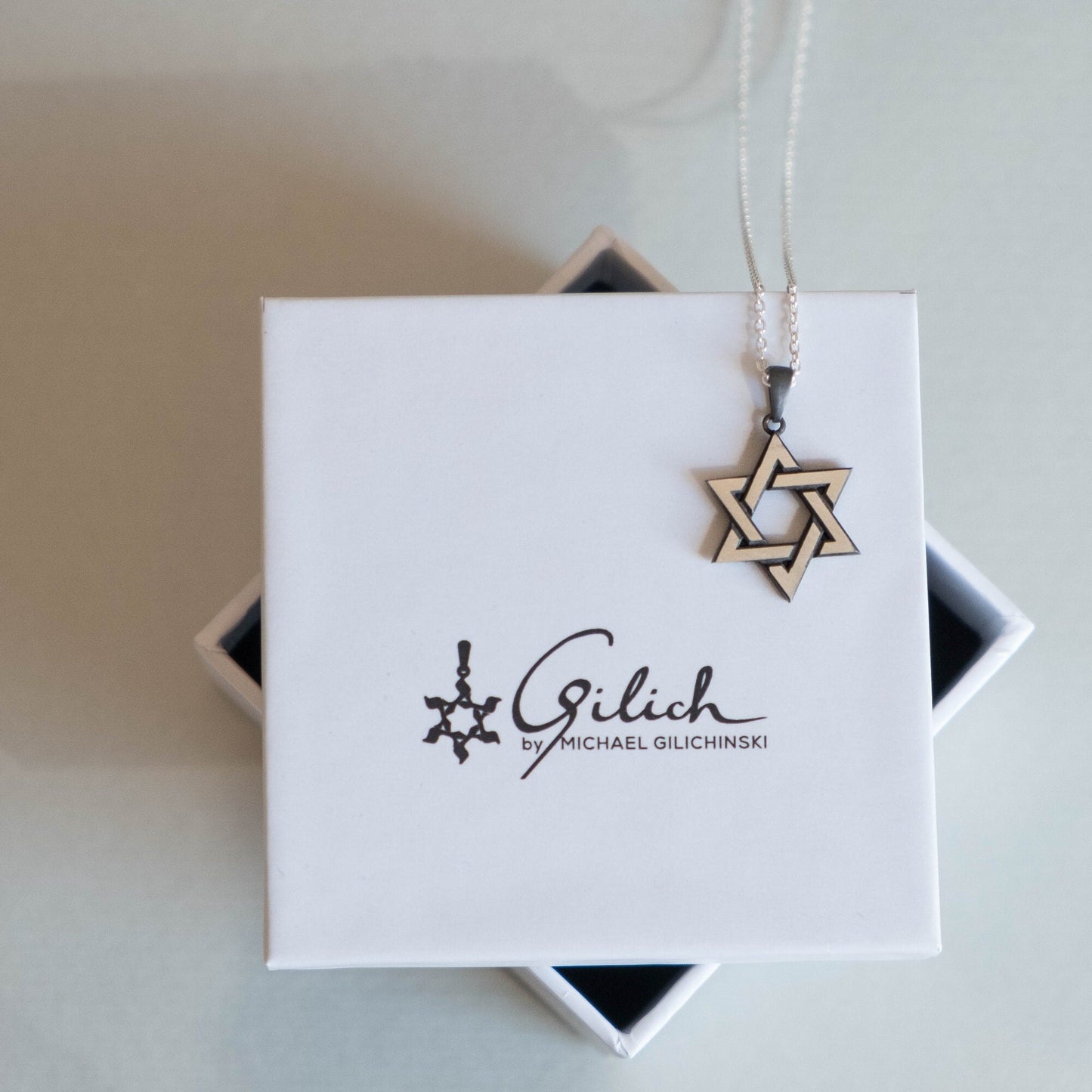 Star of david, Support israel, silver magen david, jewish gift, stand with israel, judaica necklace silver, classic magen david, gilich