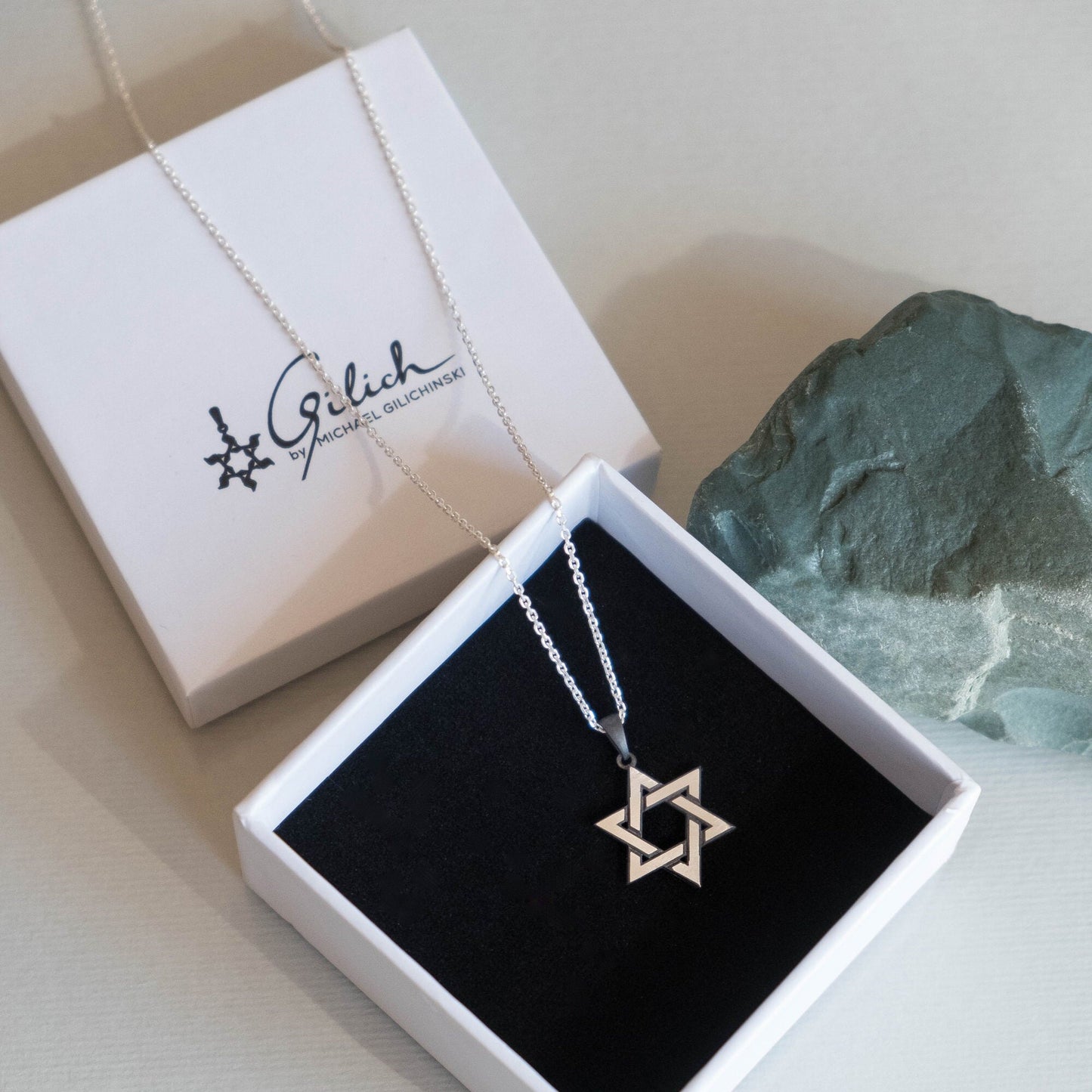 Star of david, Support israel, silver magen david, jewish gift, stand with israel, judaica necklace silver, classic magen david, gilich