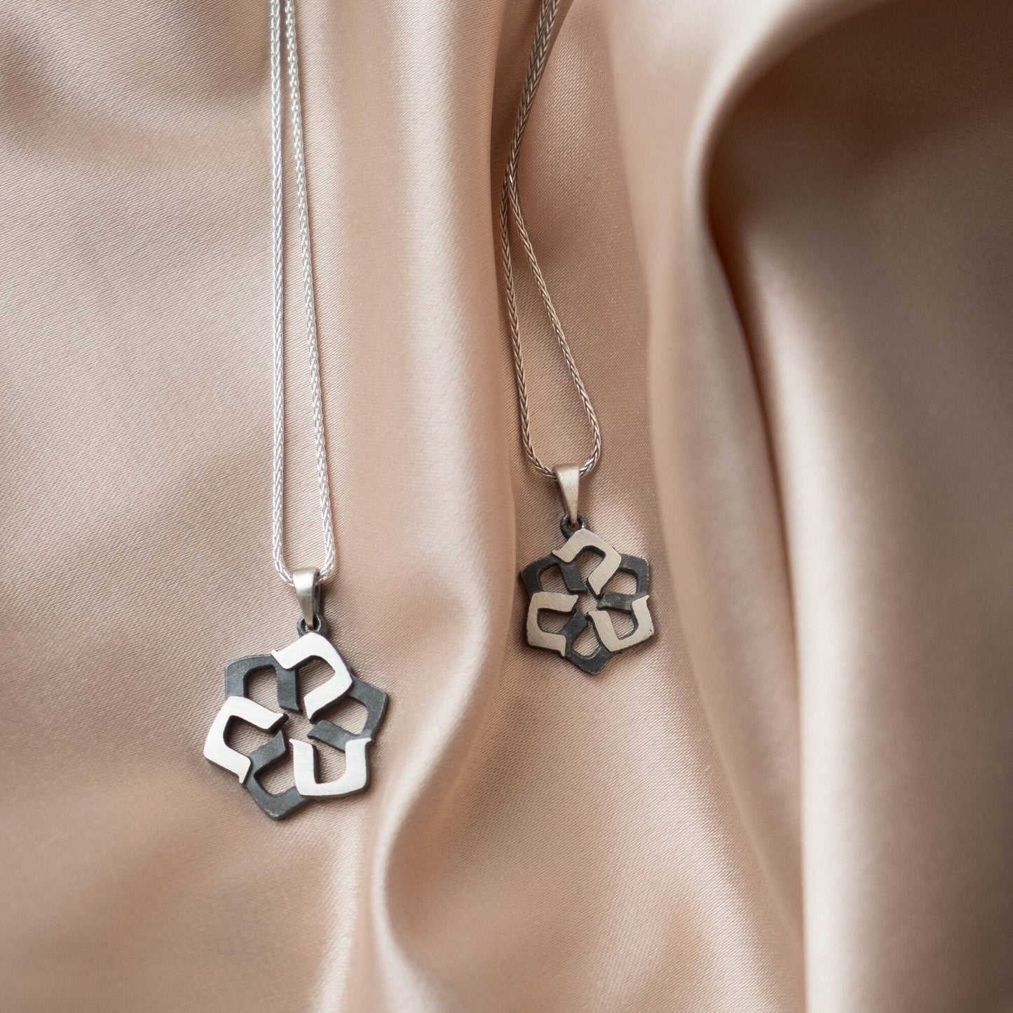 Custom Hebrew Letter Necklace