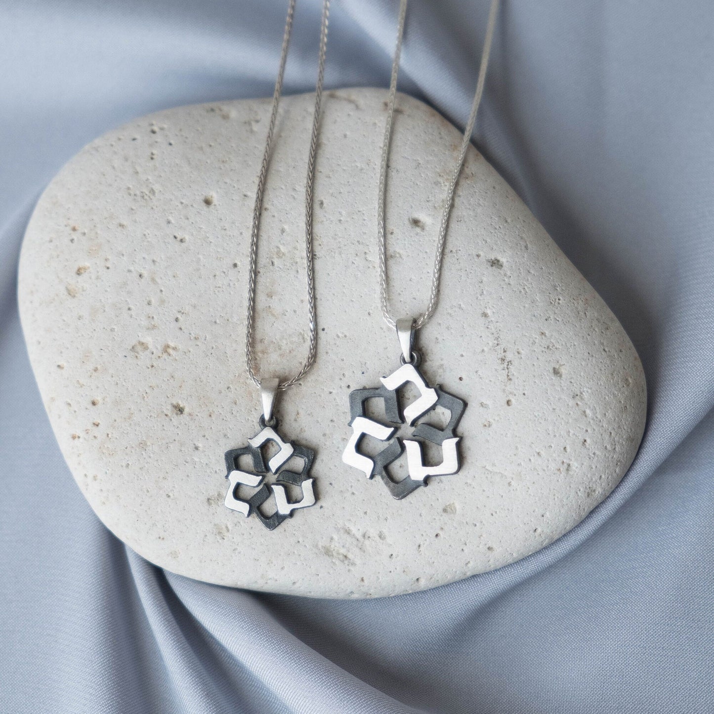 Custom Hebrew Letter Necklace
