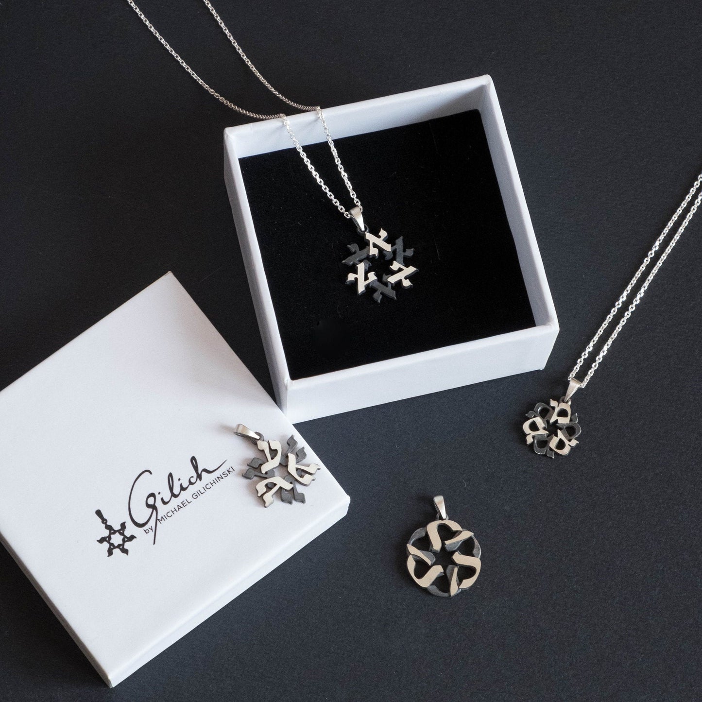 Custom Hebrew Letter Necklace