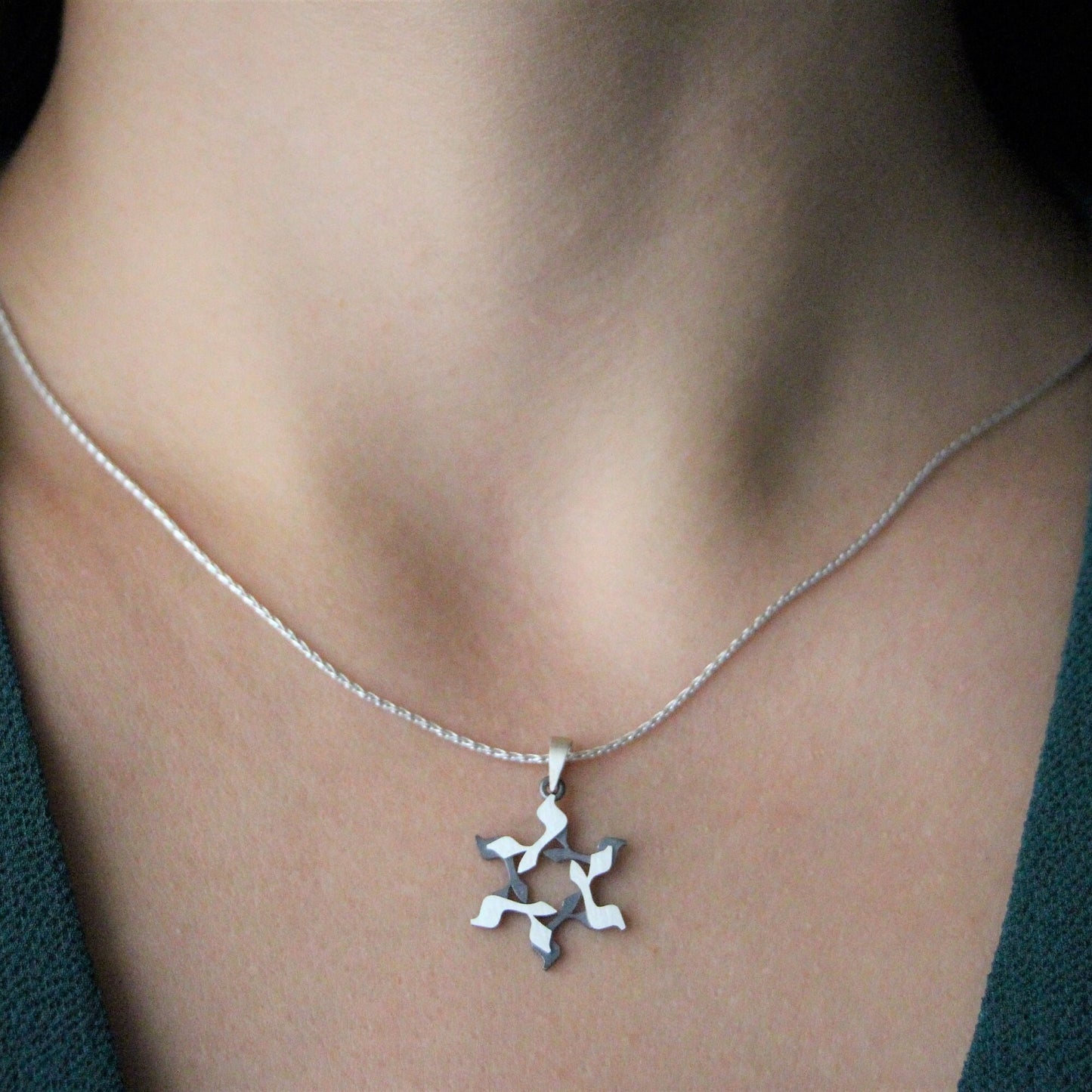 Hebrew Star of David necklace