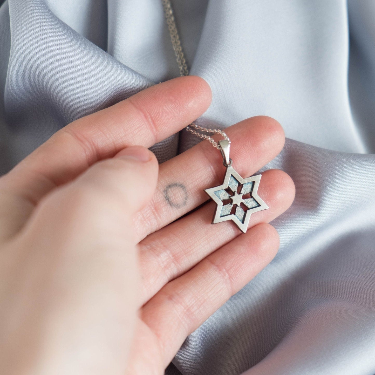 Double Star of David Necklace