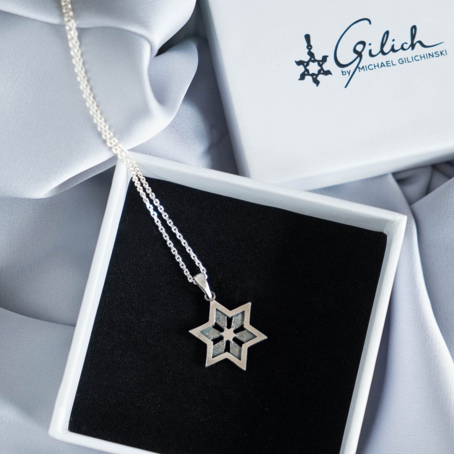 Double Star of David Necklace