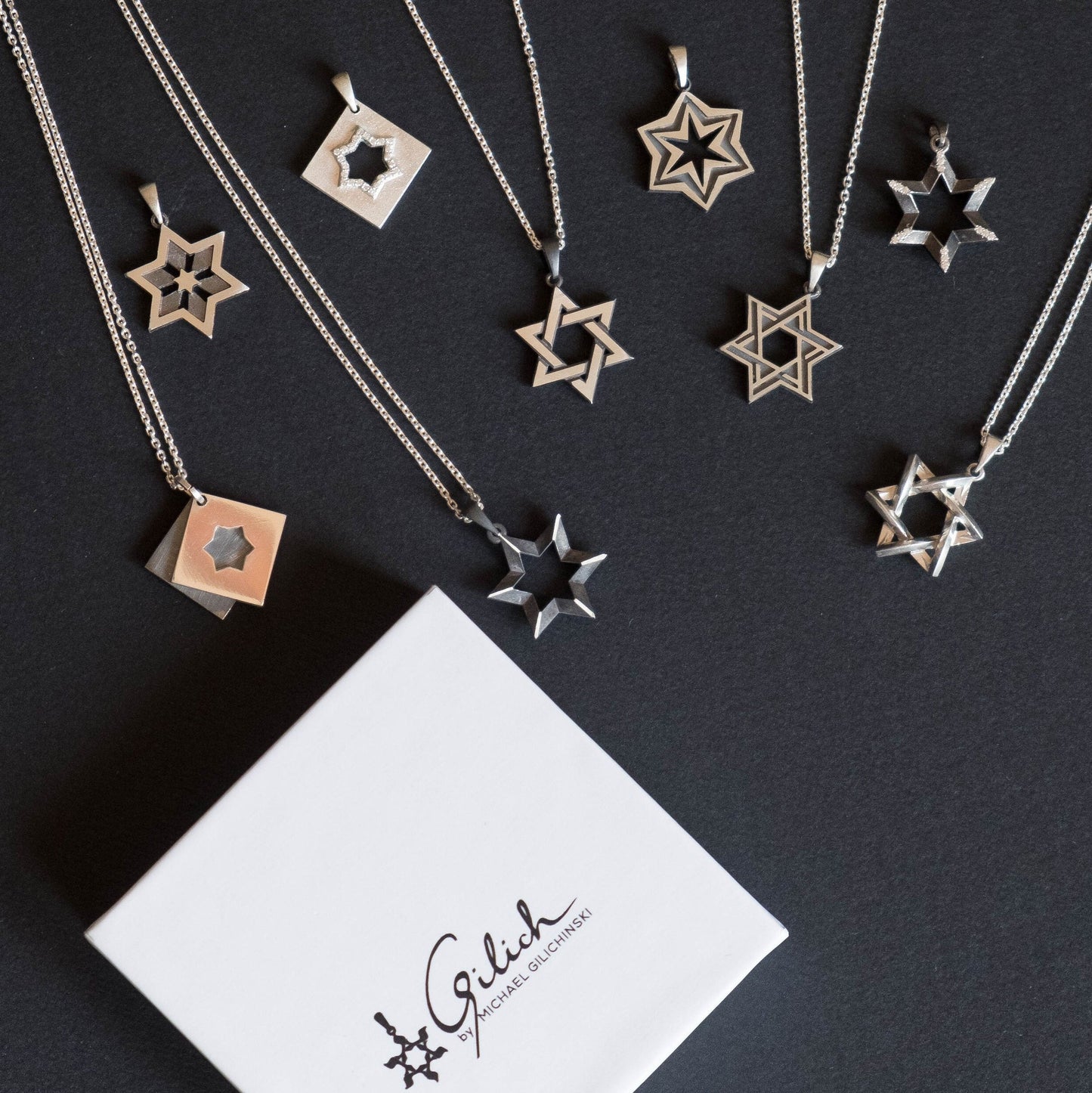 Double Star of David Necklace