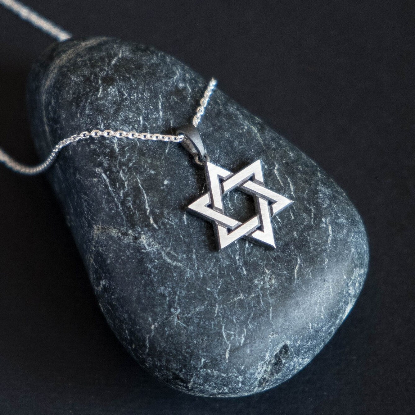 Star of david, Support israel, silver magen david, jewish gift, stand with israel, judaica necklace silver, classic magen david, gilich