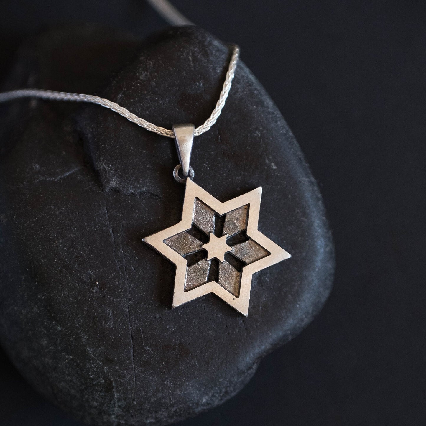 Double Star of David Necklace