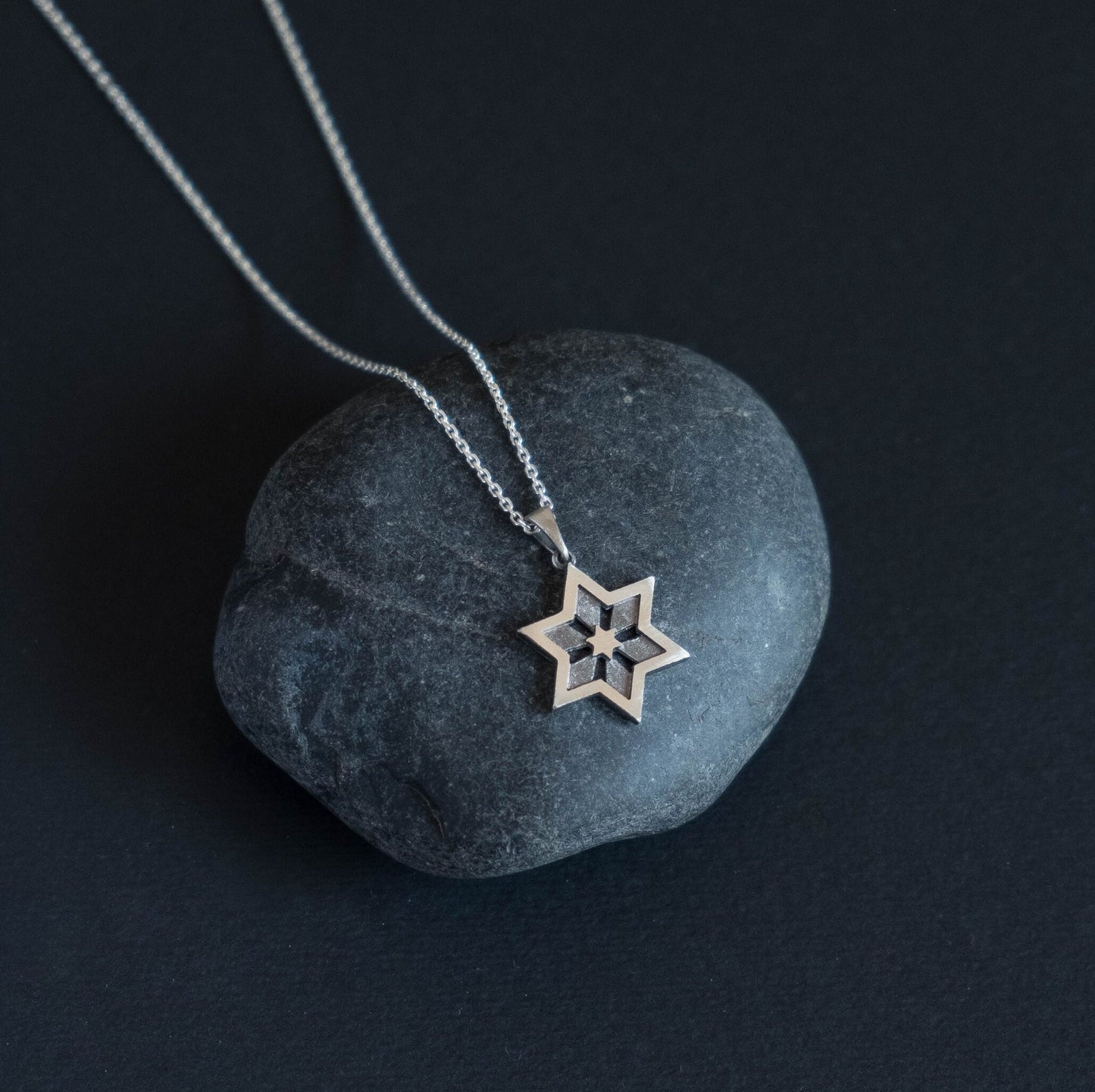 Double Star of David Necklace