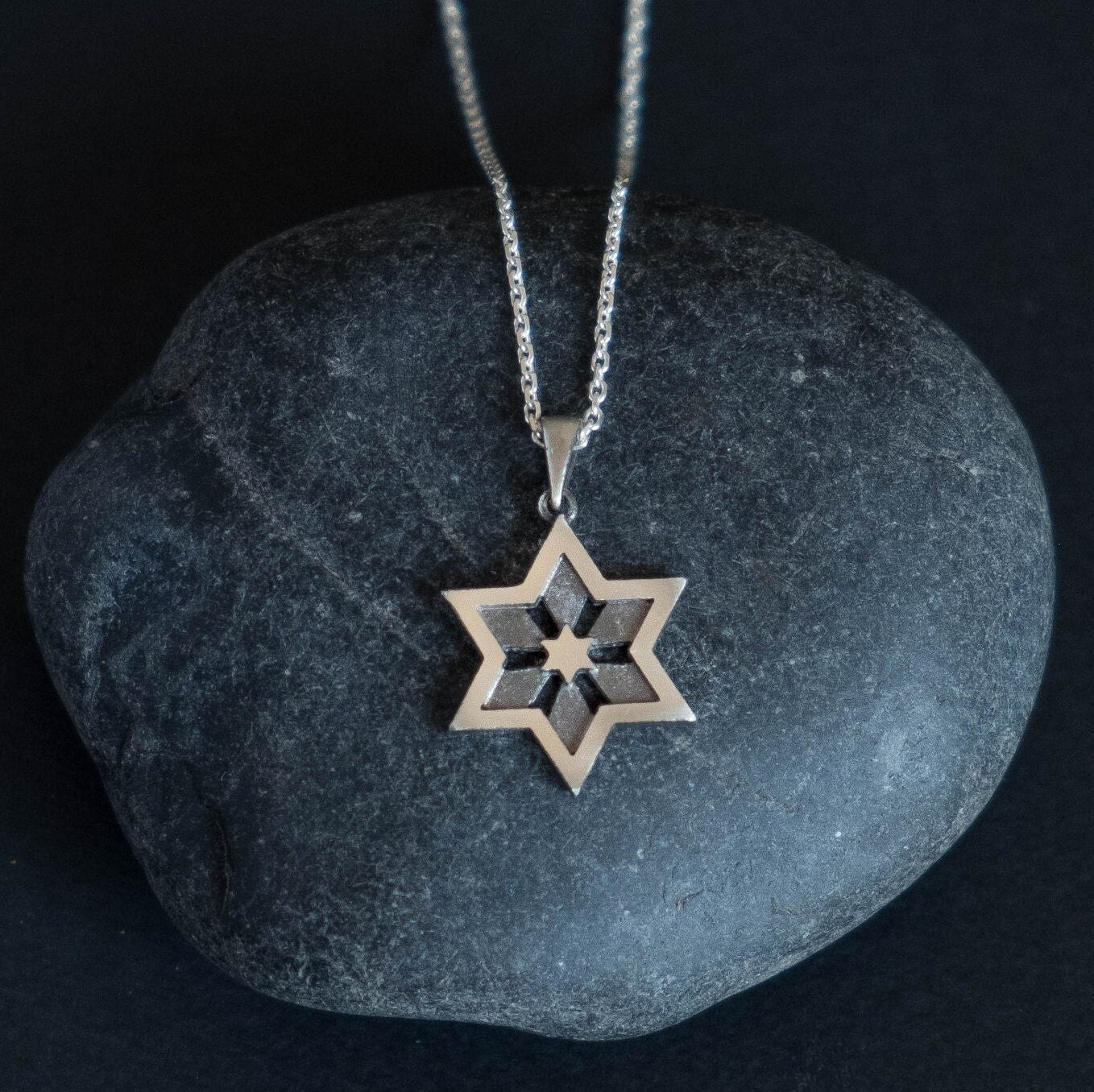 Double Star of David Necklace