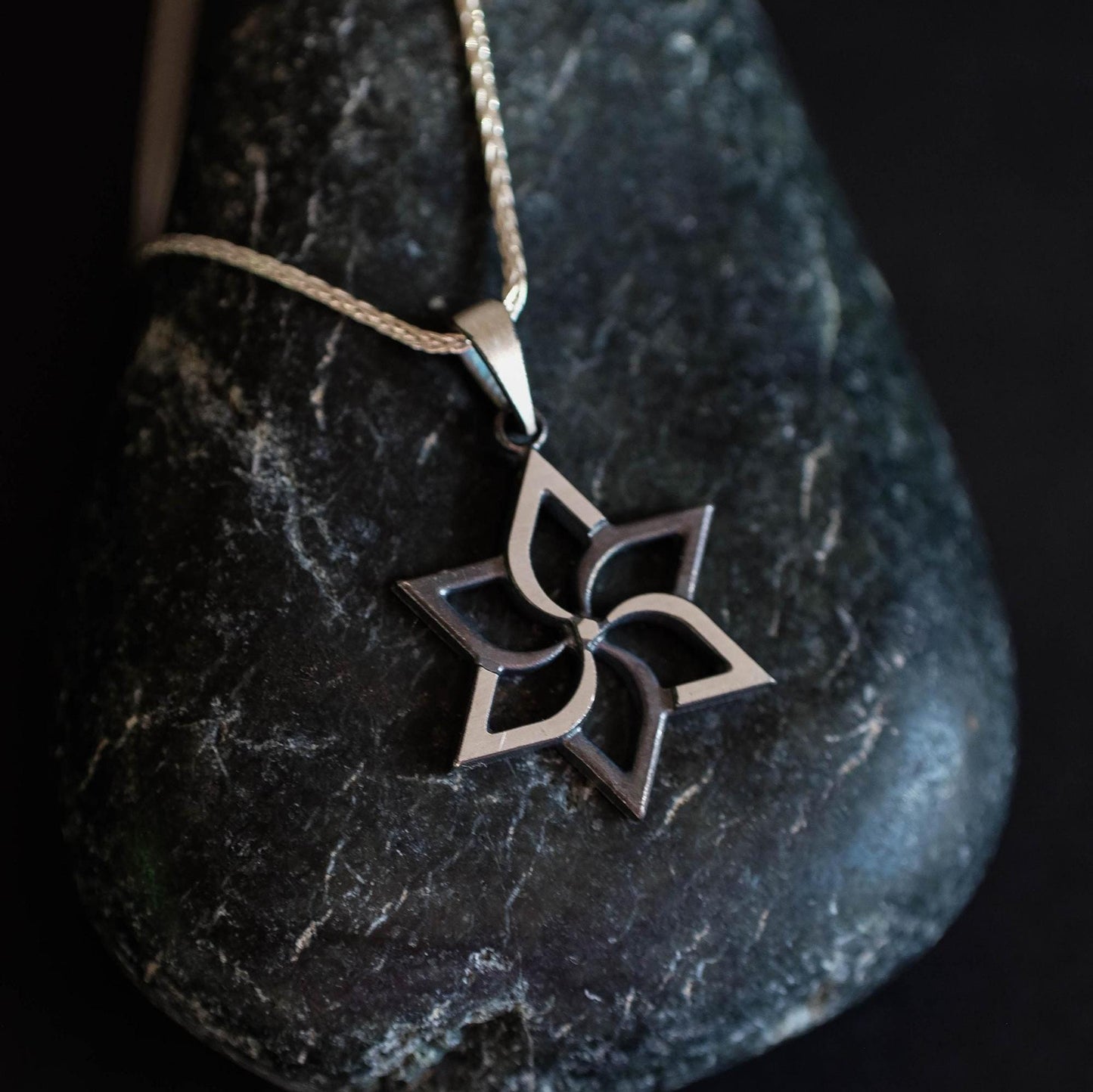 black white star of david, silver magen david, jewish gift, stand with israel, judaica necklace silver, classic magen david, gilich judaica