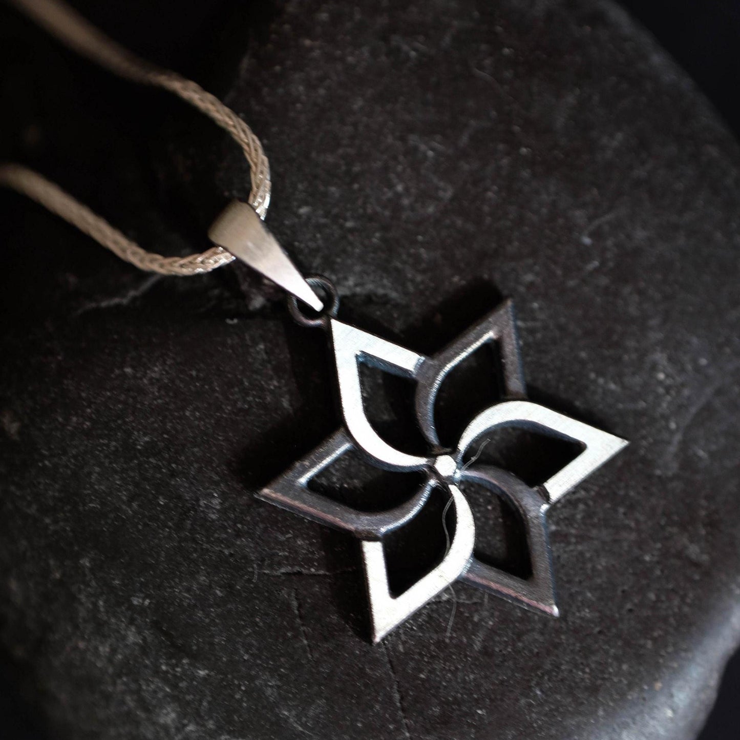 black white star of david, silver magen david, jewish gift, stand with israel, judaica necklace silver, classic magen david, gilich judaica