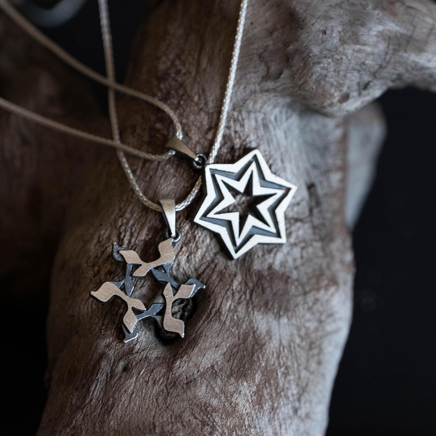 Silver Magen David Necklace