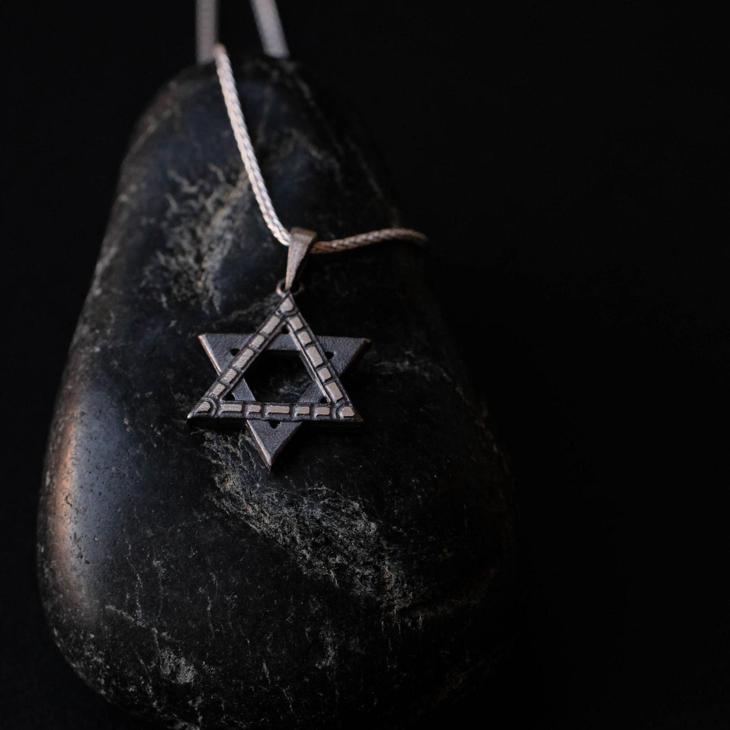 Modern Star of David Necklace