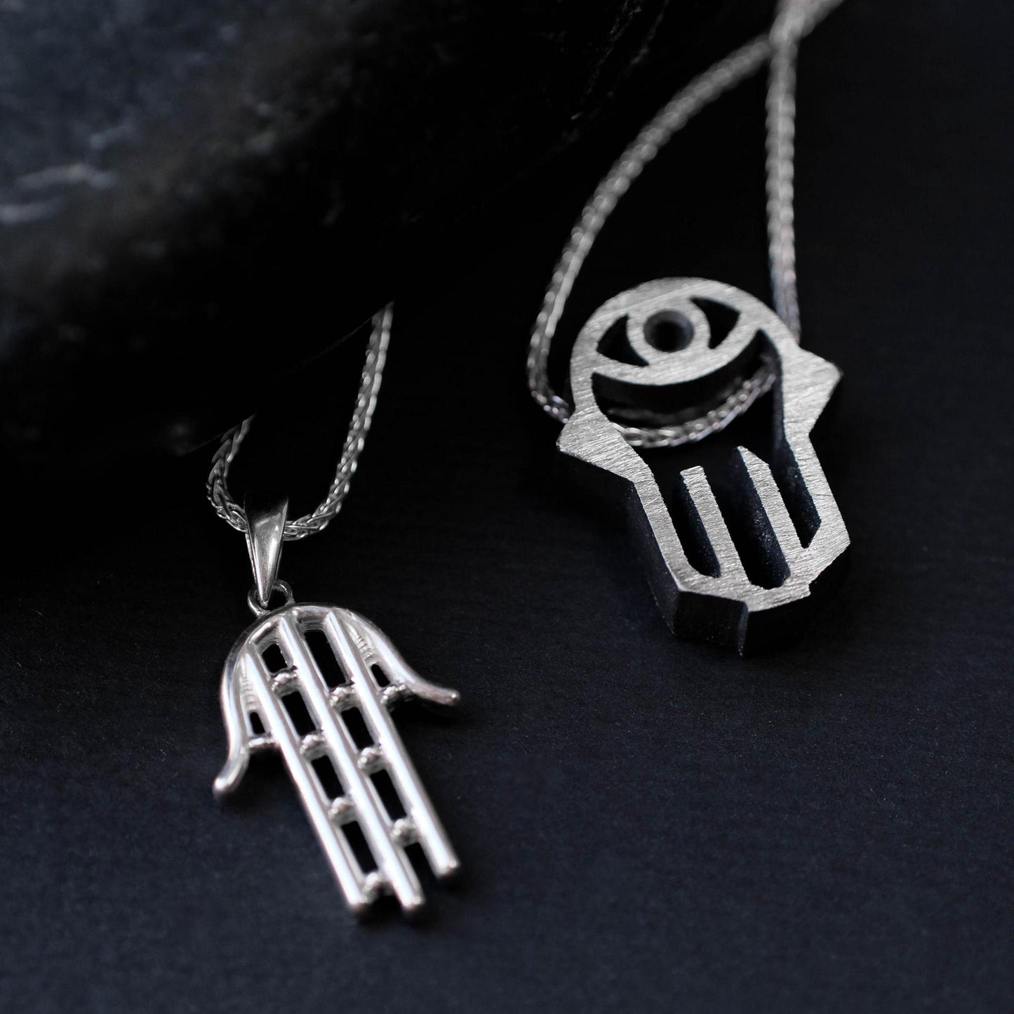 Silver Hamsa Necklace