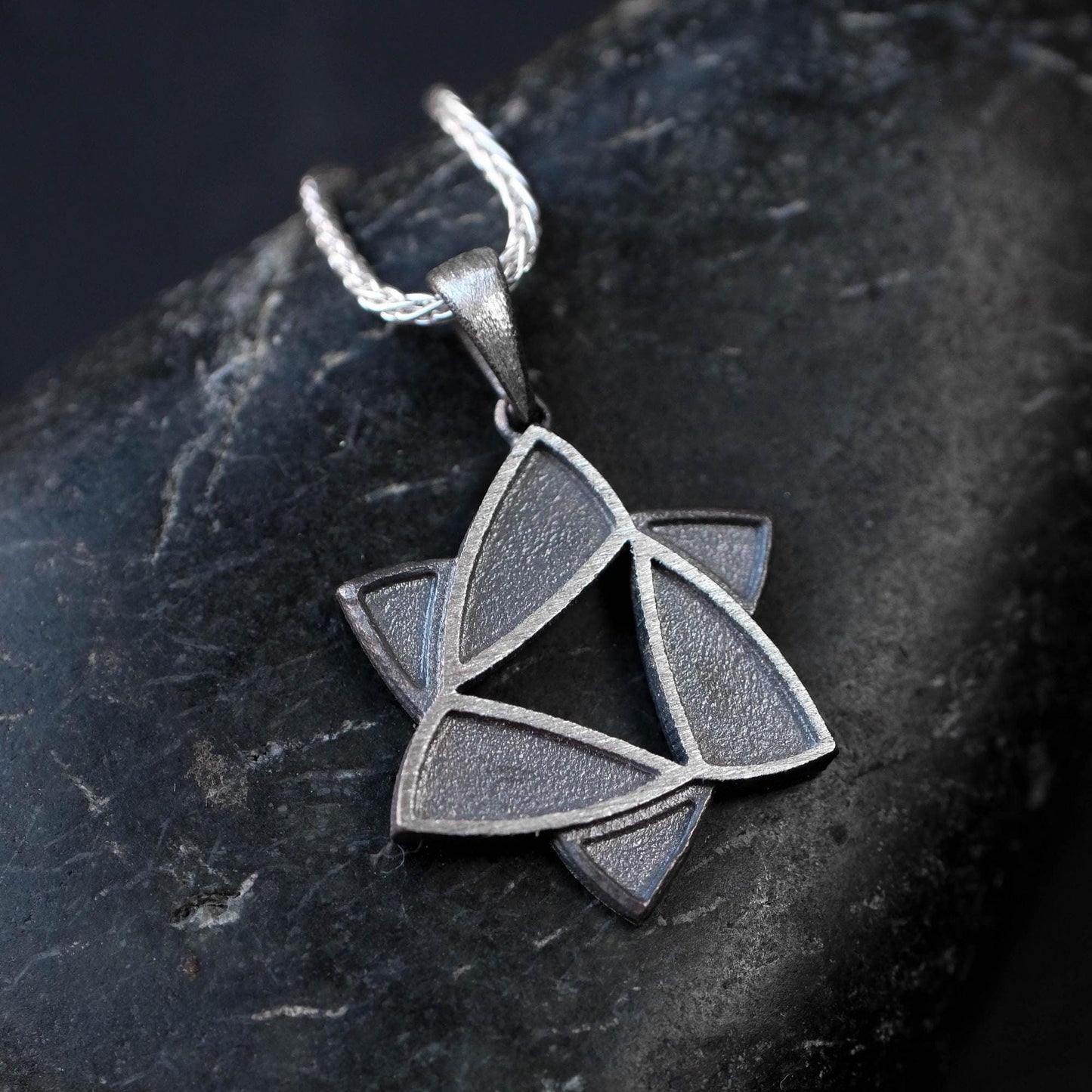 Sterling Silver Star of David Necklace