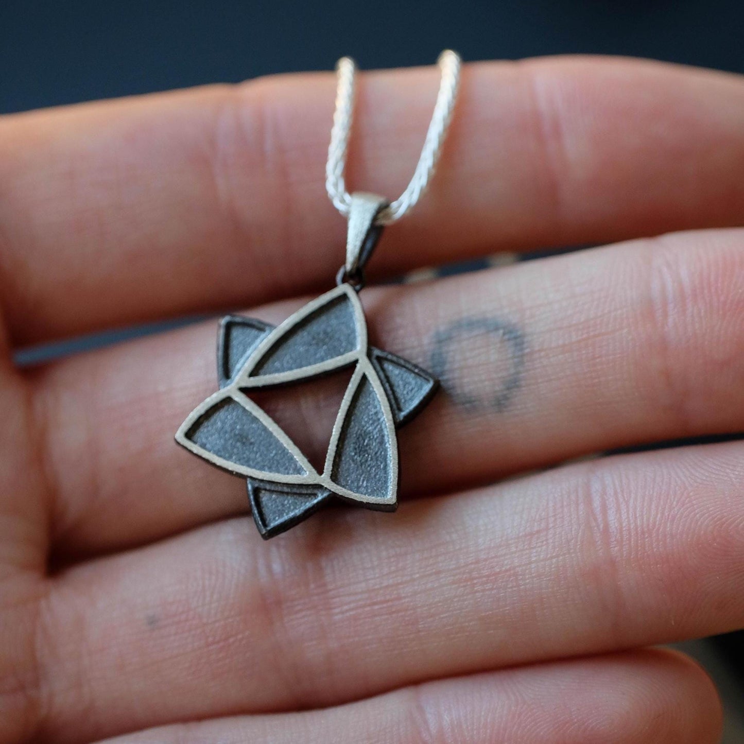Sterling Silver Star of David Necklace