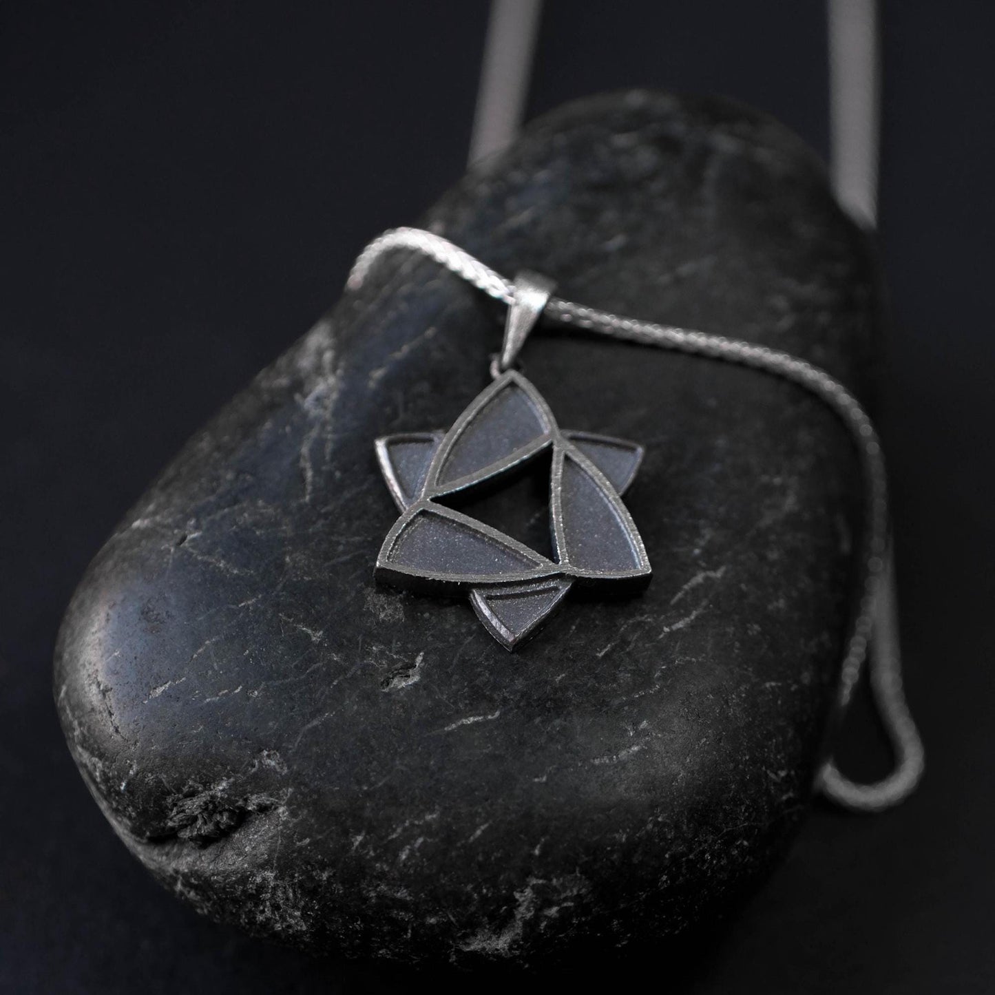 Sterling Silver Star of David Necklace