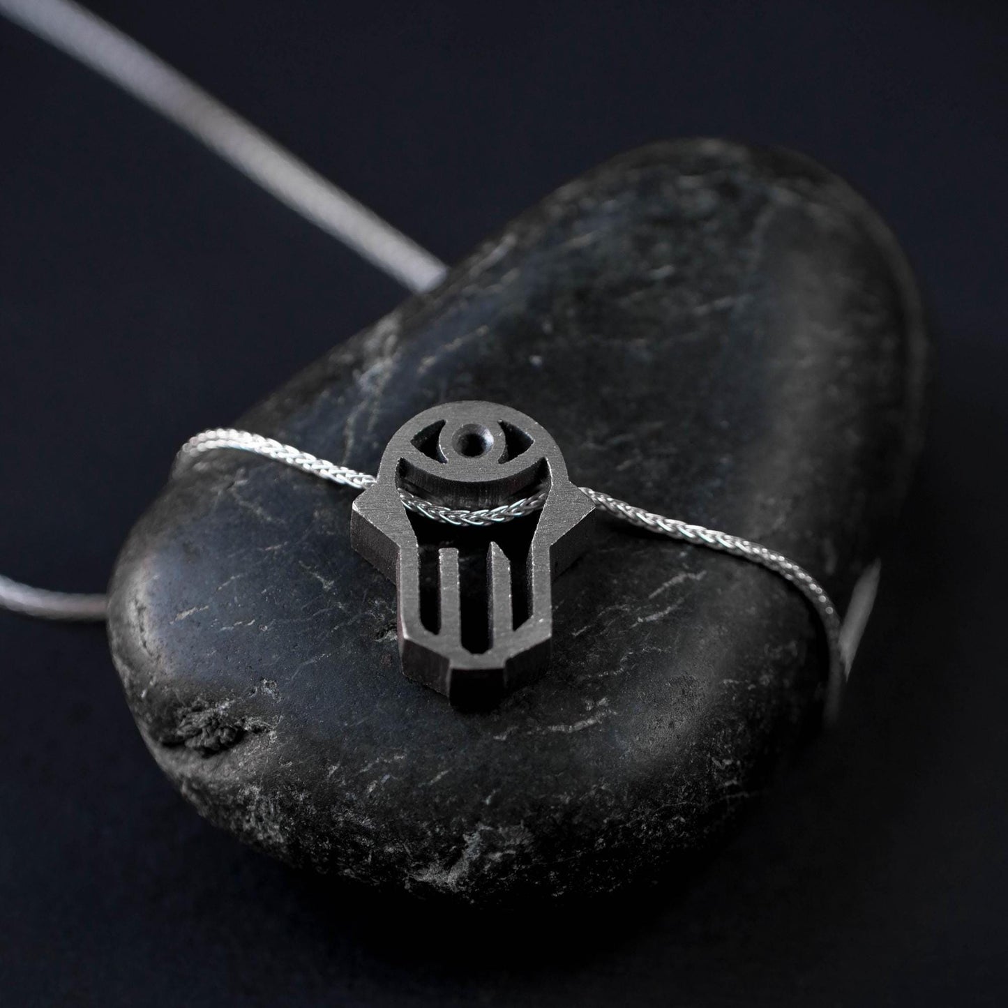 Silver Hamsa Necklace