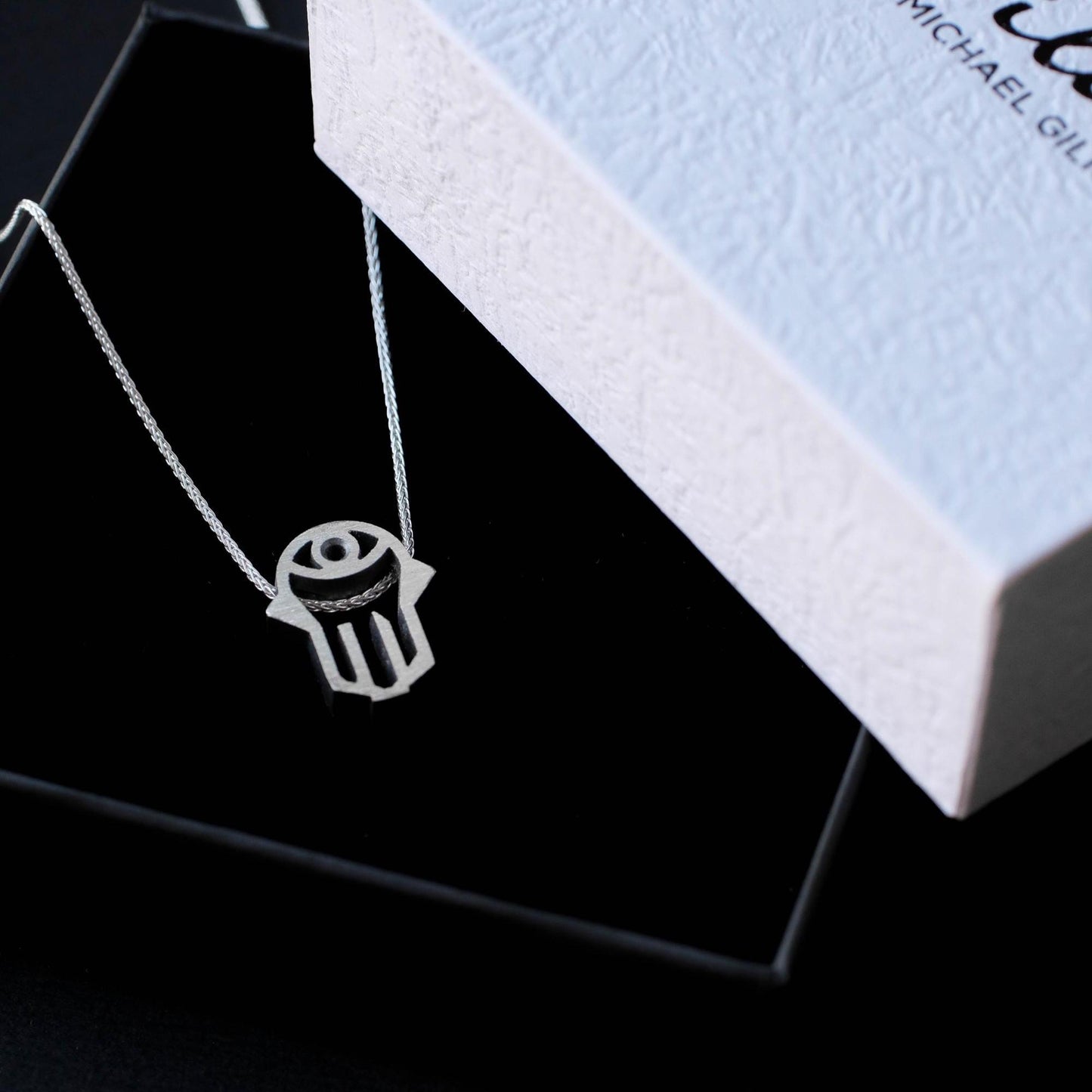 Silver Hamsa Necklace
