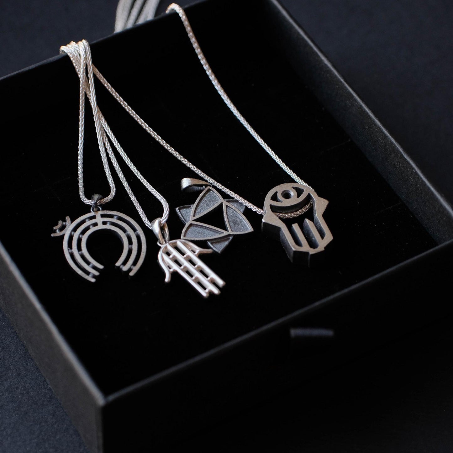 Silver Hamsa Necklace