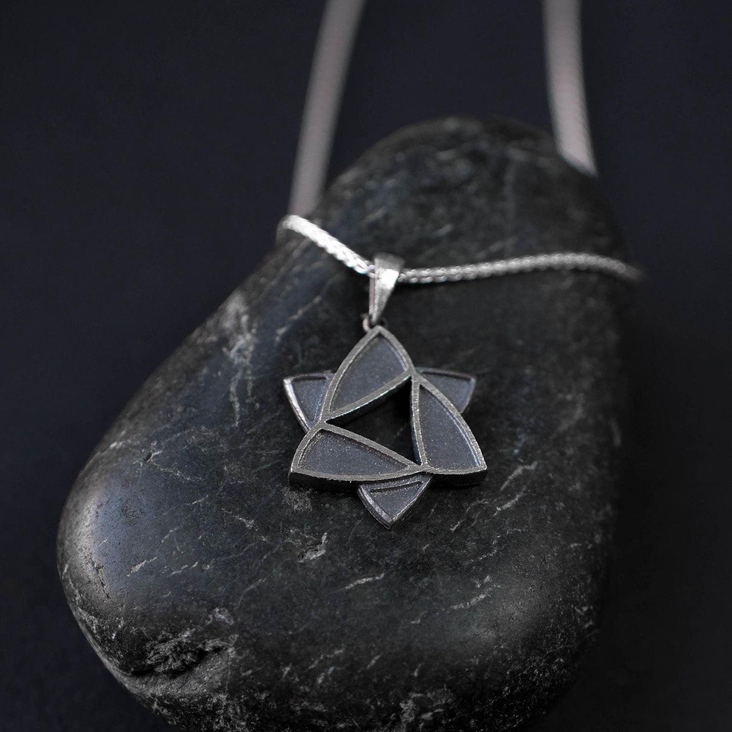 Sterling Silver Star of David Necklace