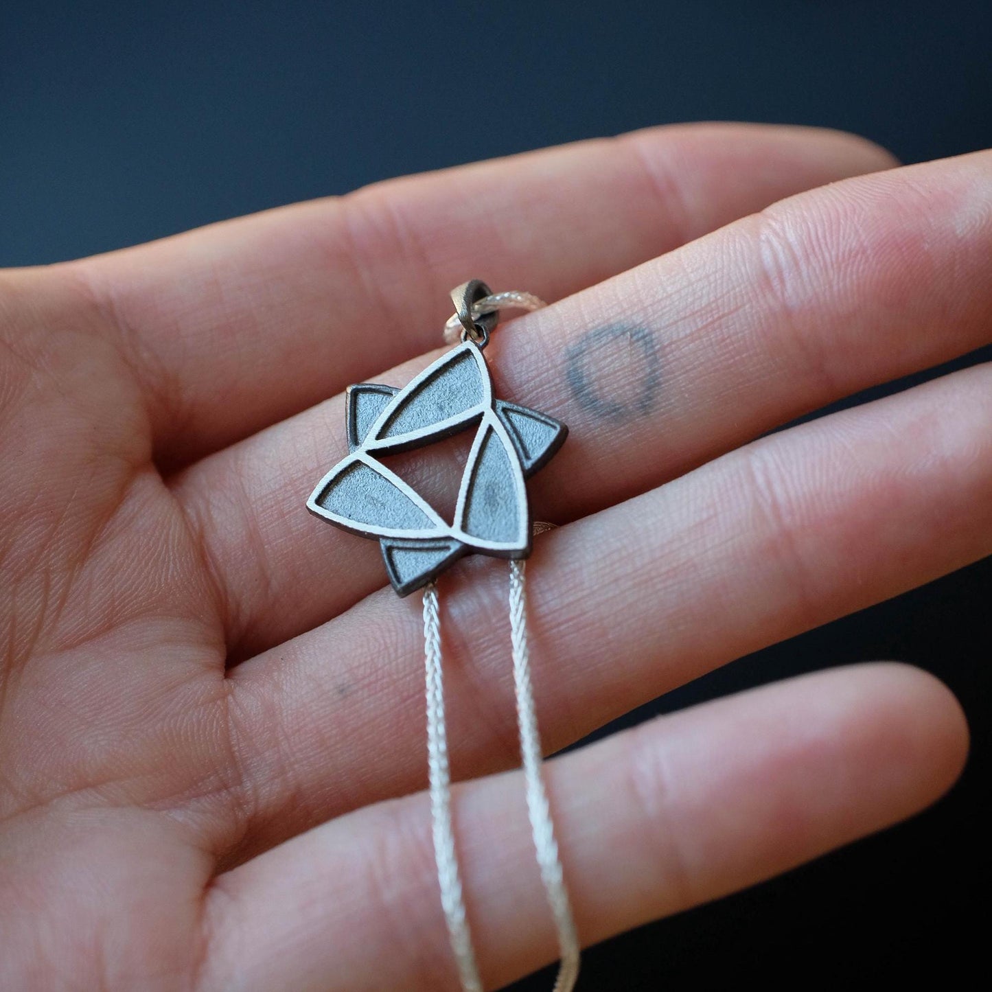 Sterling Silver Star of David Necklace