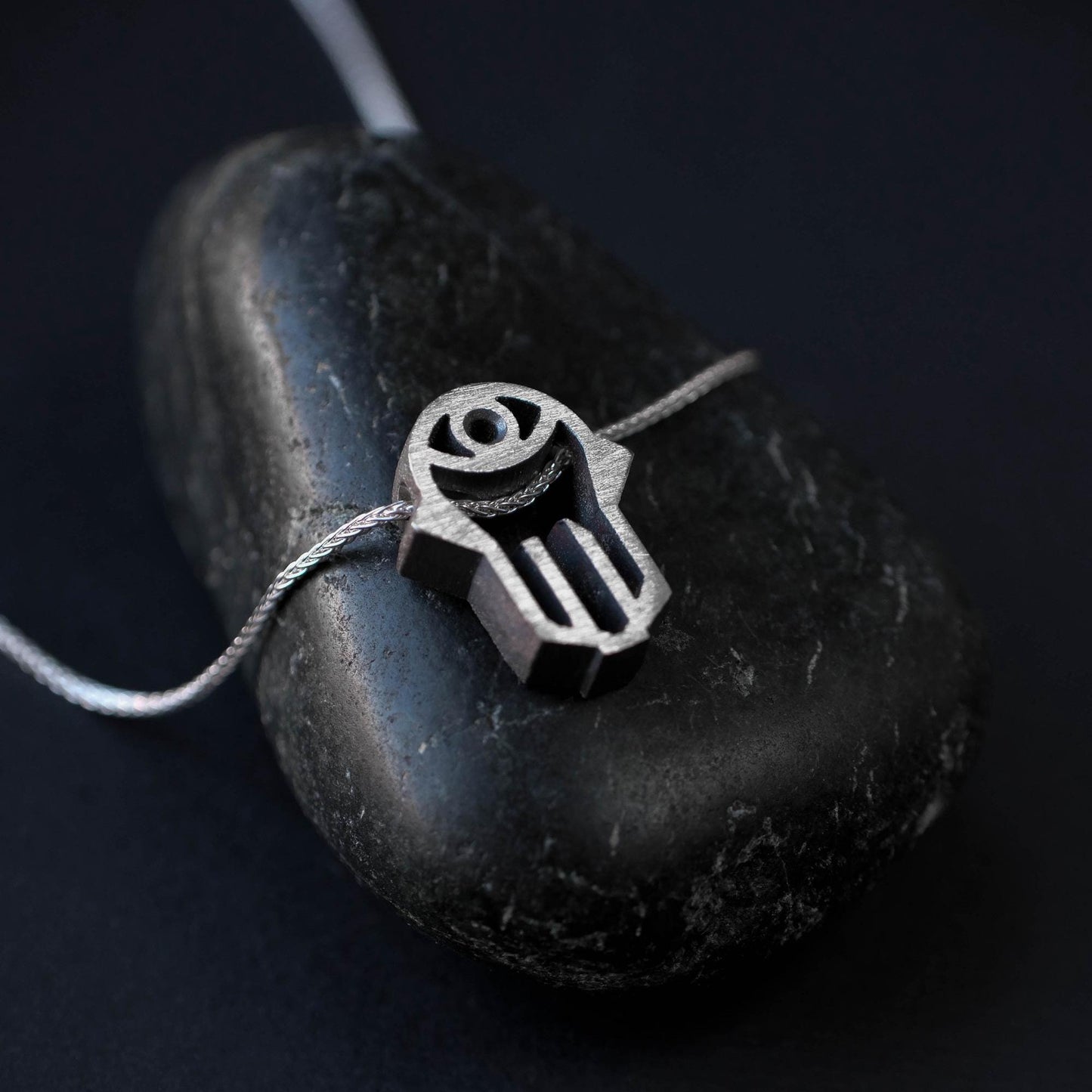 Silver Hamsa Necklace